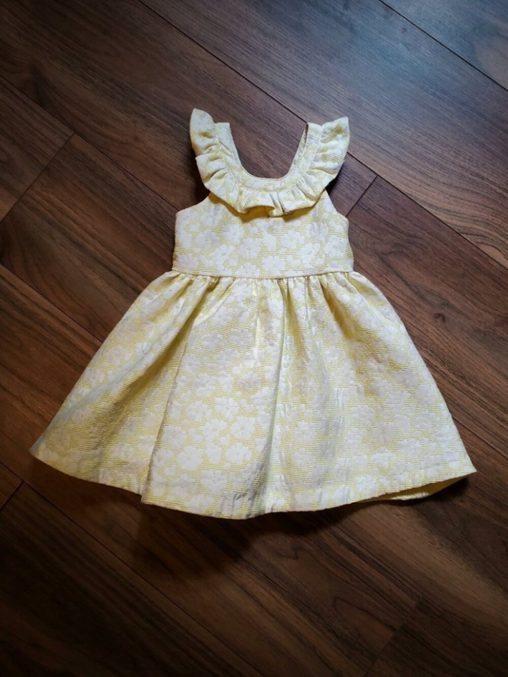 Janie and Jack Floral Jacquard Dress - Size 6-12